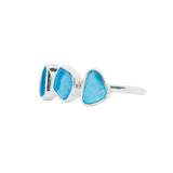 Blue Sea Glass - Size Q