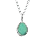 Green Sea Glass Necklace