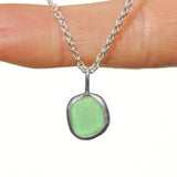 Green Sea Glass Necklace