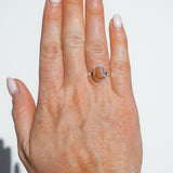Amber Sea Glass - Size N 1/2