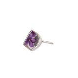 Purple Flower Ring - Size O