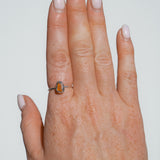 Amber Sea Glass - Size N 1/2