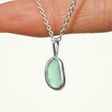 Green Sea Glass Necklace