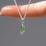 Green Sea Glass Necklace
