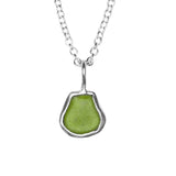 Green Sea Glass Necklace
