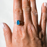 Blue Sea Glass - Size Q