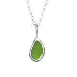 Green Sea Glass Necklace