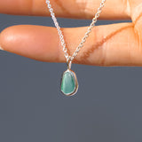 Green Sea Glass Necklace