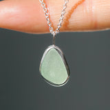 Green Sea Glass Necklace