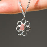 Sea Glass Flower Necklace