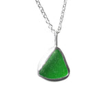 Green Sea Glass Necklace
