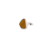 Amber Sea Glass - Size N 1/2