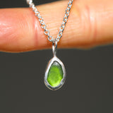 Green Sea Glass Necklace