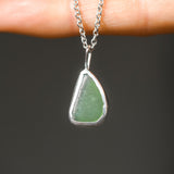 Green Sea Glass Necklace