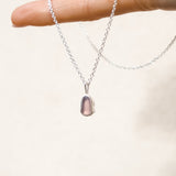 Pink/Purple Sea Glass Necklace