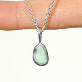 Green Sea Glass Necklace