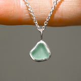 Green Sea Glass Necklace