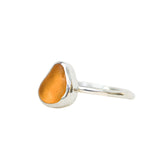 Yellow/Orange Sea Glass - Size O 1/2