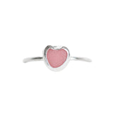 Pink Sea Glass Heart - Size S