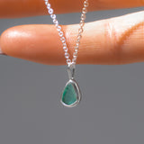 Green Sea Glass Necklace