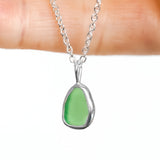 Green Sea Glass Necklace