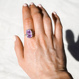 Purple Flower Ring - Size S