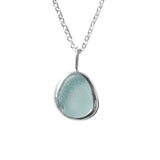 Light Blue Sea Glass Necklace