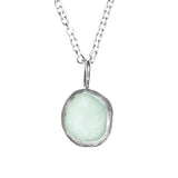 Light Blue Sea Glass Necklace