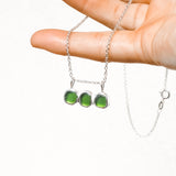 Green Sea Glass Necklace