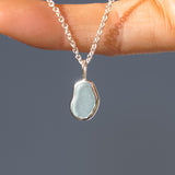 Light Blue Sea Glass Necklace