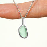 Green Sea Glass Necklace