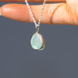 Light Blue Sea Glass Necklace