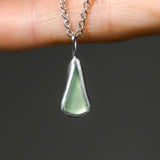 Green Sea Glass Necklace