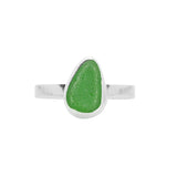 Green Sea Glass - Size P 1/2