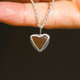 Sea Glass Heart Necklace