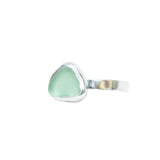 Green Sea Glass - Size Q 1/2