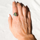 Green Sea Glass - Size P 1/2