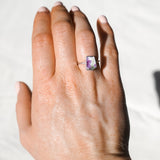 Purple Flower Ring - Size M