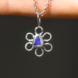 Sea Glass Flower Necklace