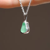 Green Sea Glass Necklace