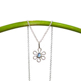 Sea Glass Flower Necklace