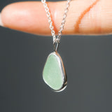 Green Sea Glass Necklace