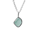Light Blue Sea Glass Necklace