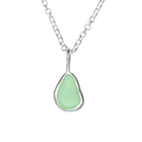 Green Sea Glass Necklace