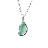 Green Sea Glass Necklace