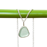 Light Blue Sea Glass Necklace