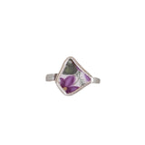 Purple Flower Ring - Size K