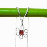 Sea Glass Flower Necklace