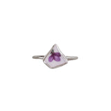 Purple Flower Ring - Size T