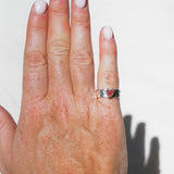 Red Sea Glass Heart - Size M